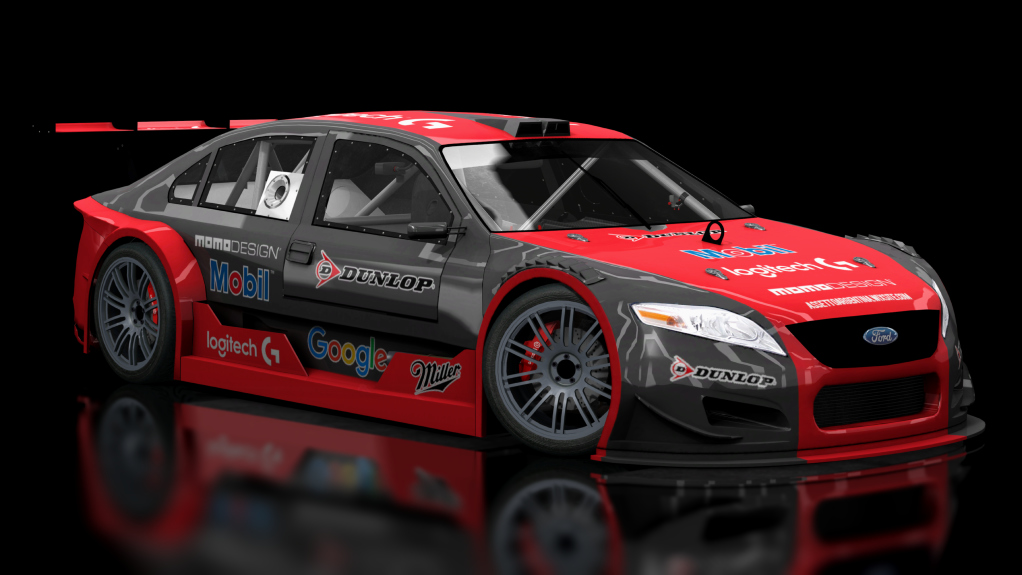 Top Car Ford Mondeo, skin red_riders