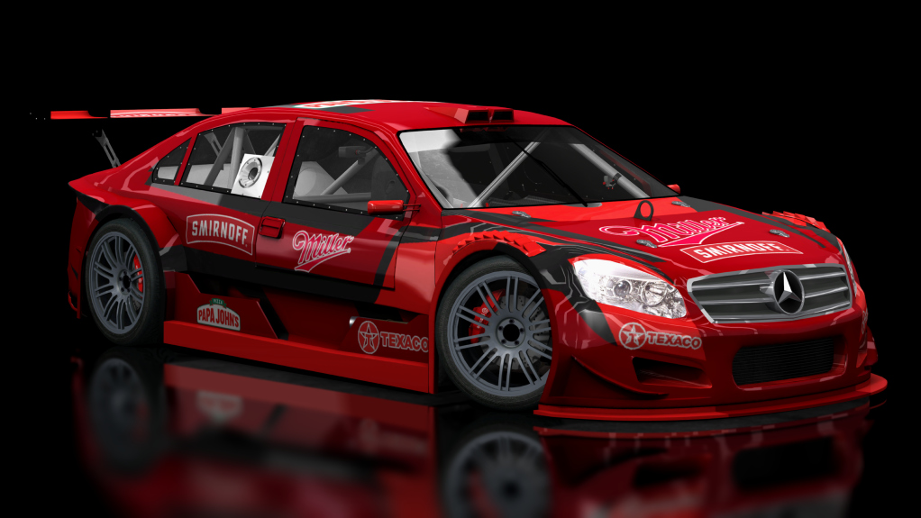 Top Car Mercedes Benz, skin red_riders