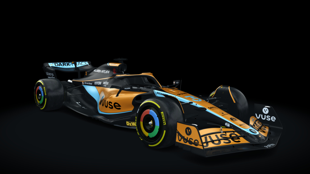 Grand Prix 2022 MCL36, skin Ricciardo