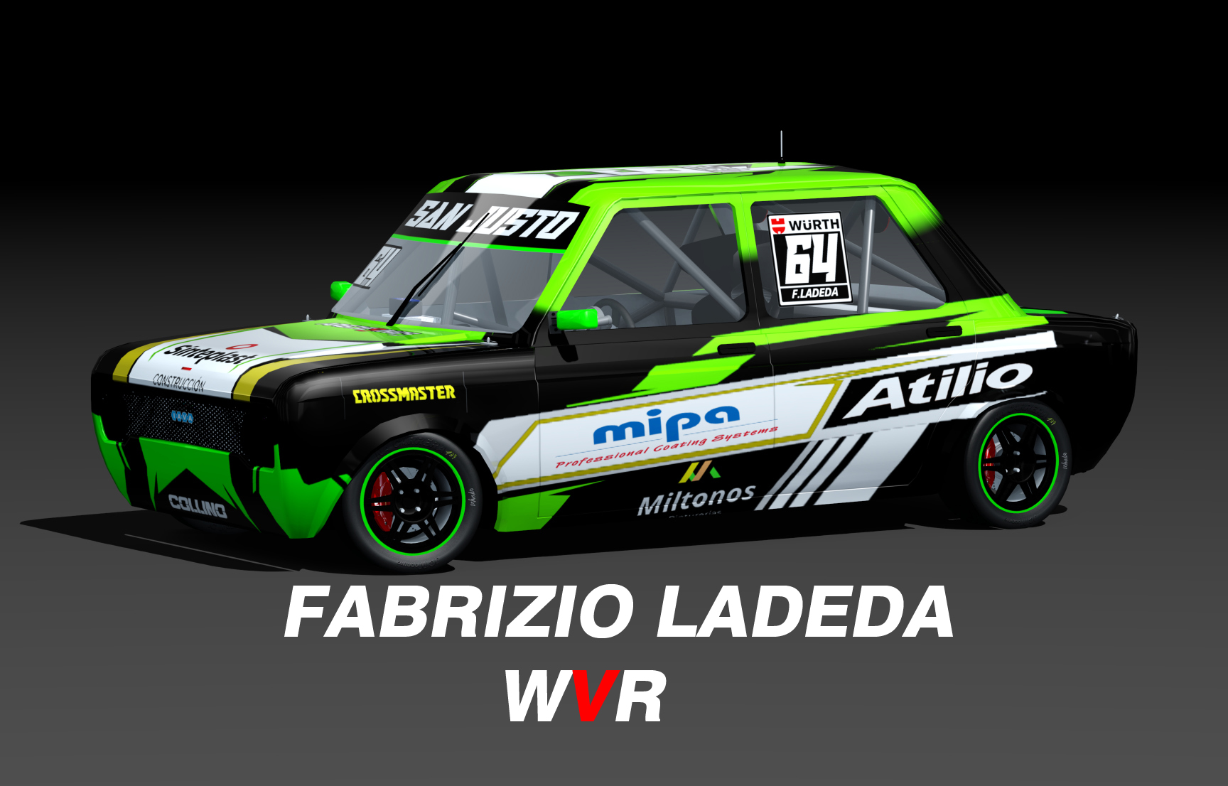 WVR Turismo 1.4 FIAT 128, skin fabrizio ladeda