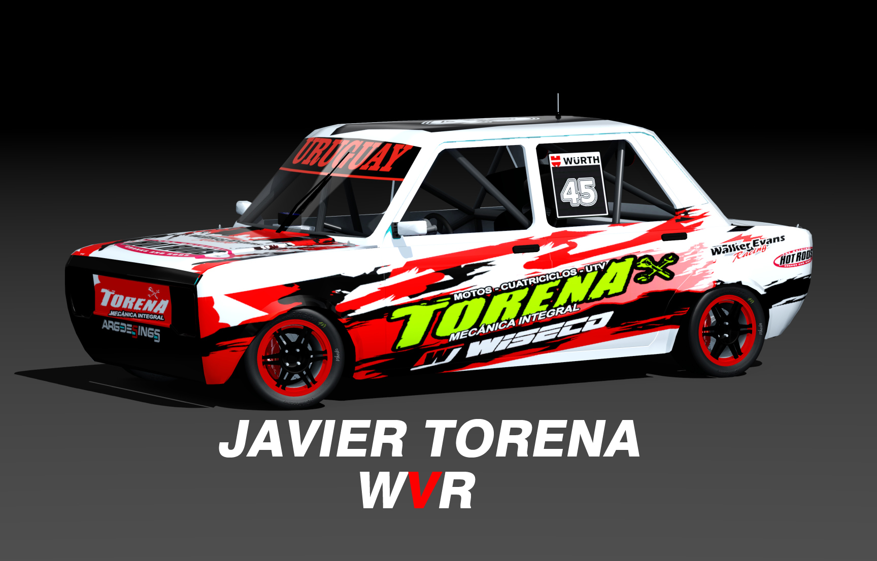 WVR Turismo 1.4 FIAT 128, skin javier torena