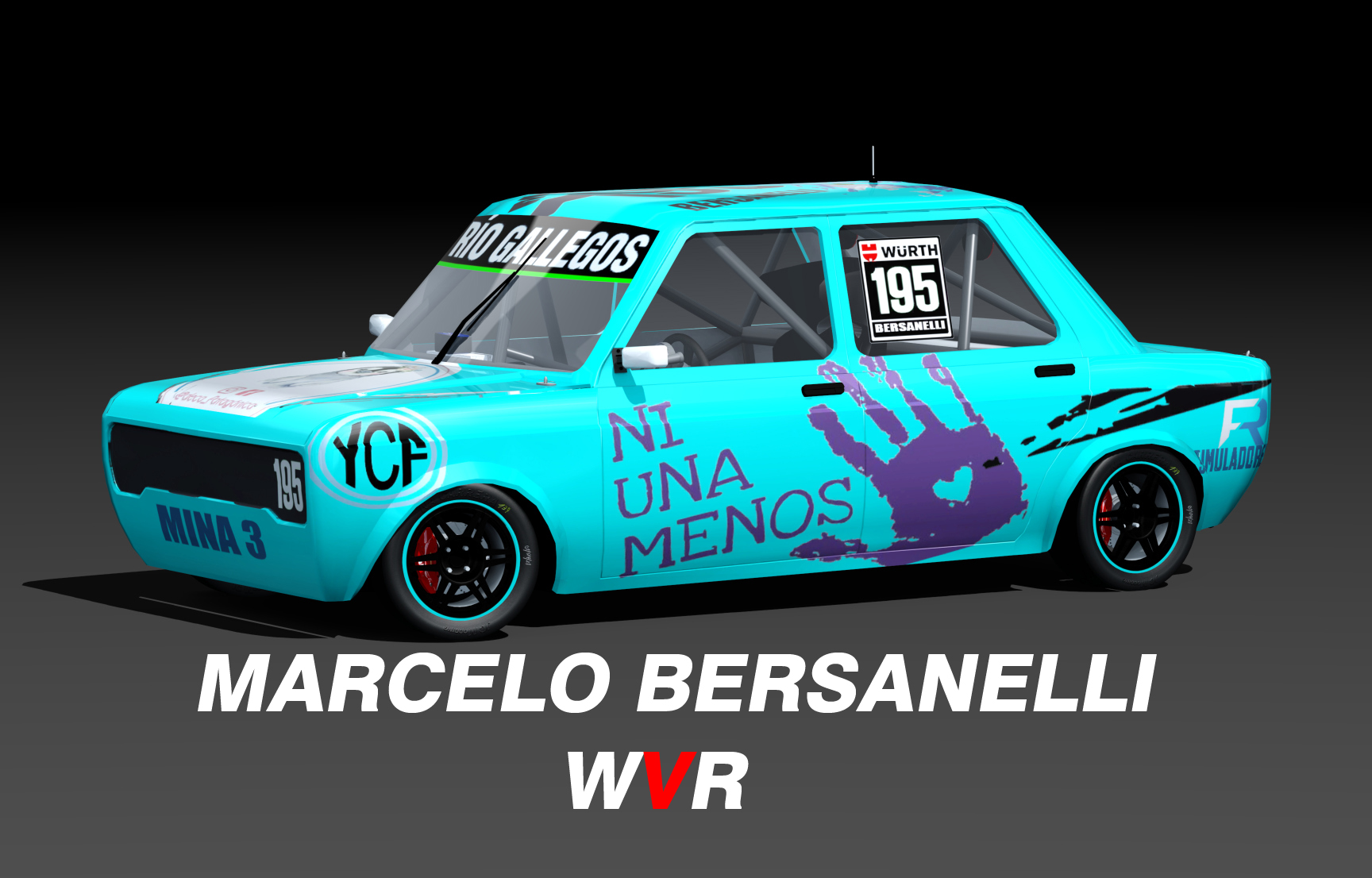 WVR Turismo 1.4 FIAT 128, skin marcelo bersanelli