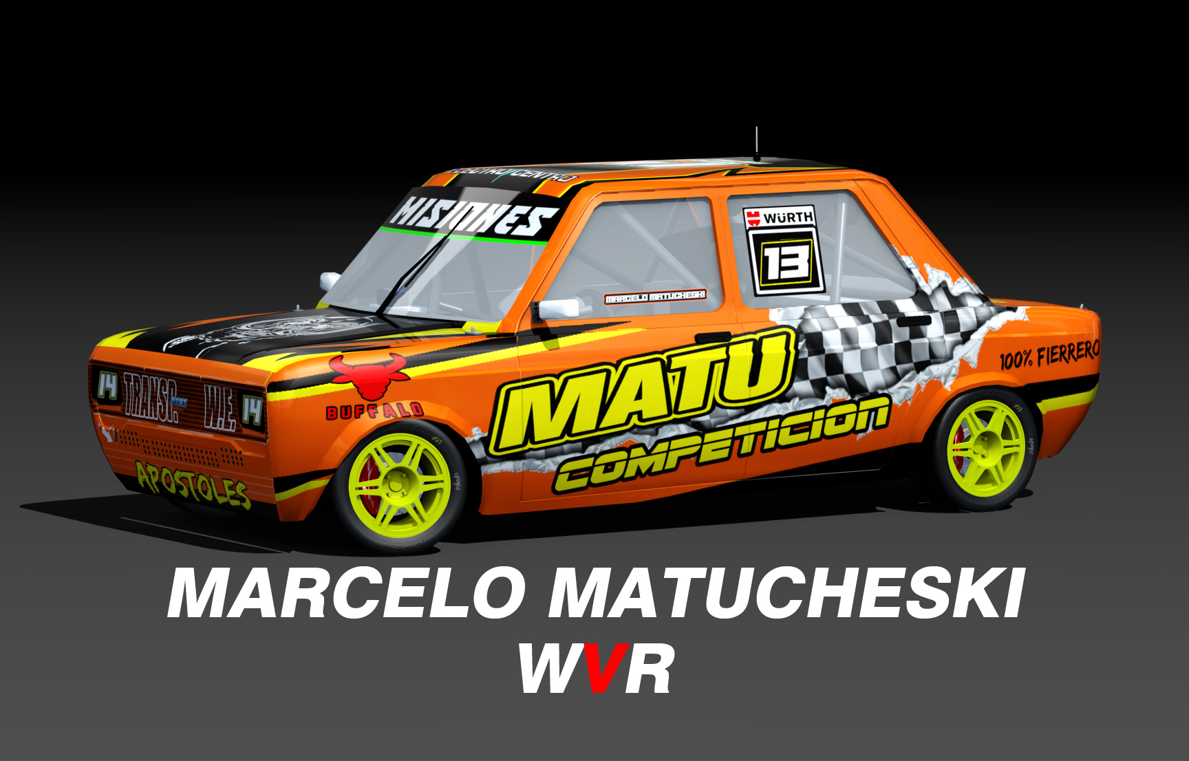 WVR Turismo 1.4 FIAT 128, skin marcelo matucheski