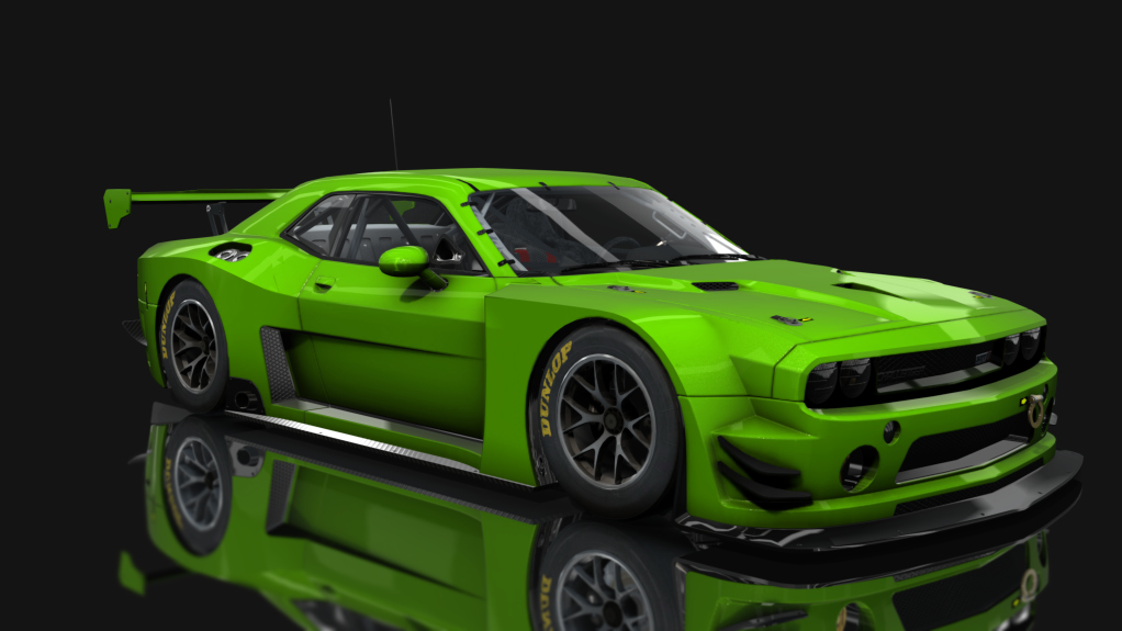 NextGen Dodge Challenger, skin neon_green
